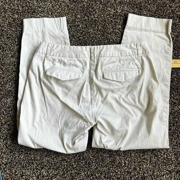 J. Crew White Chino Pants Classic Straight-Leg - Picture 4 of 6